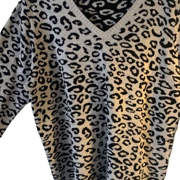 Pre Owned Women’s Croft & Barrow V Neck Long Sleeve Sweater Top Sz XXL Comfort - Picture 3 of 7